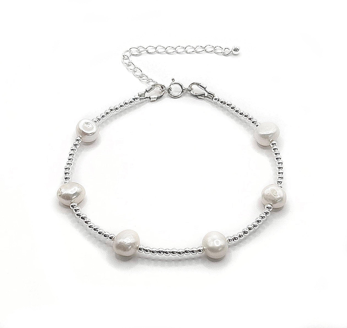 Freshwater Pearl Pebble Bracelet