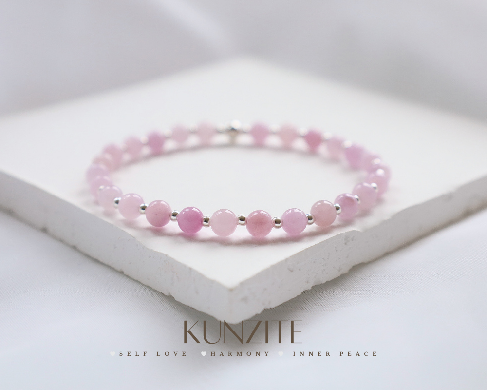 Kunzite Bracelet | 925 Sterling silver