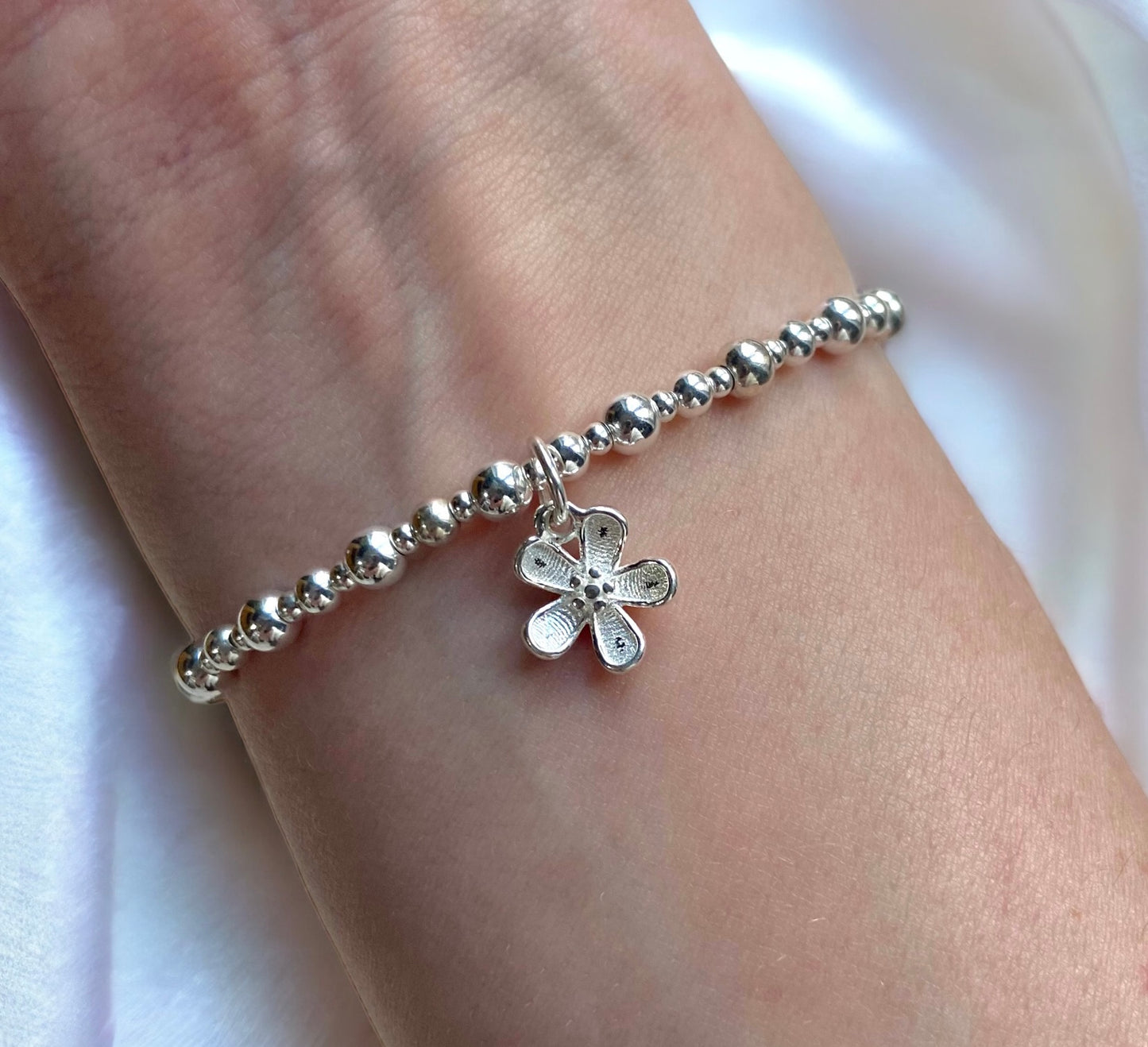 Flower Charm Bracelet