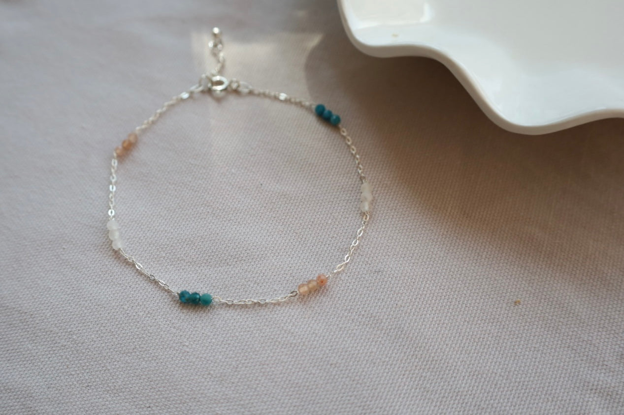Celeste Gemstone Anklet