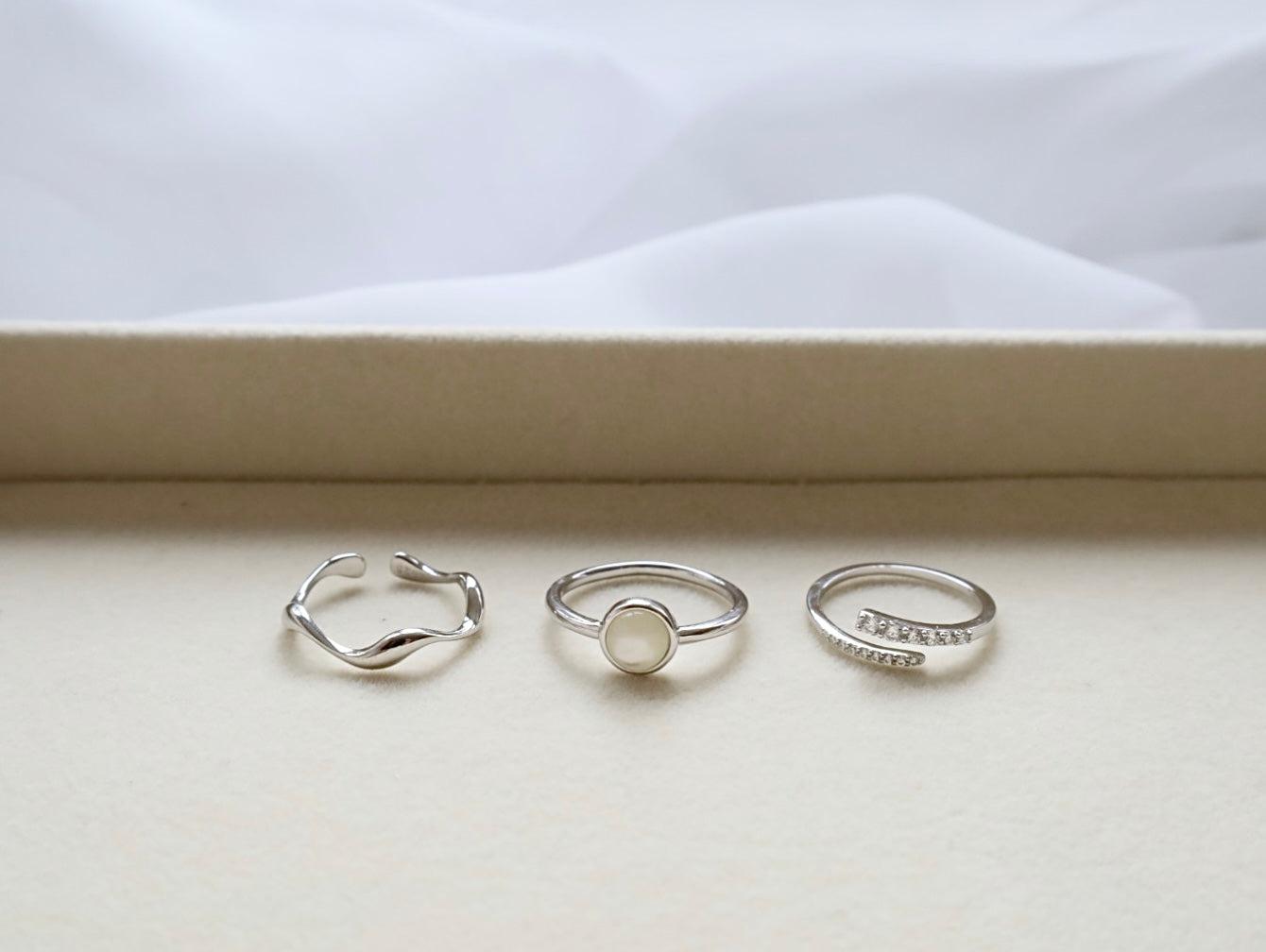 The Celeste Open Pavé Ring
- Silver