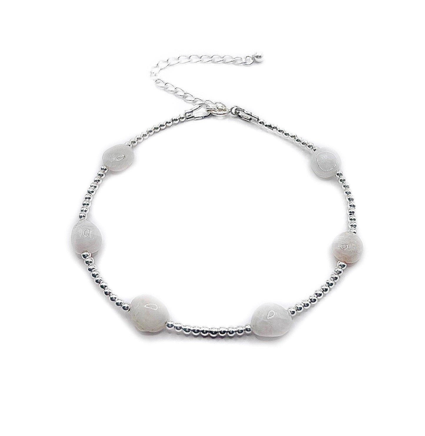 Moonstone Pebble Bracelet