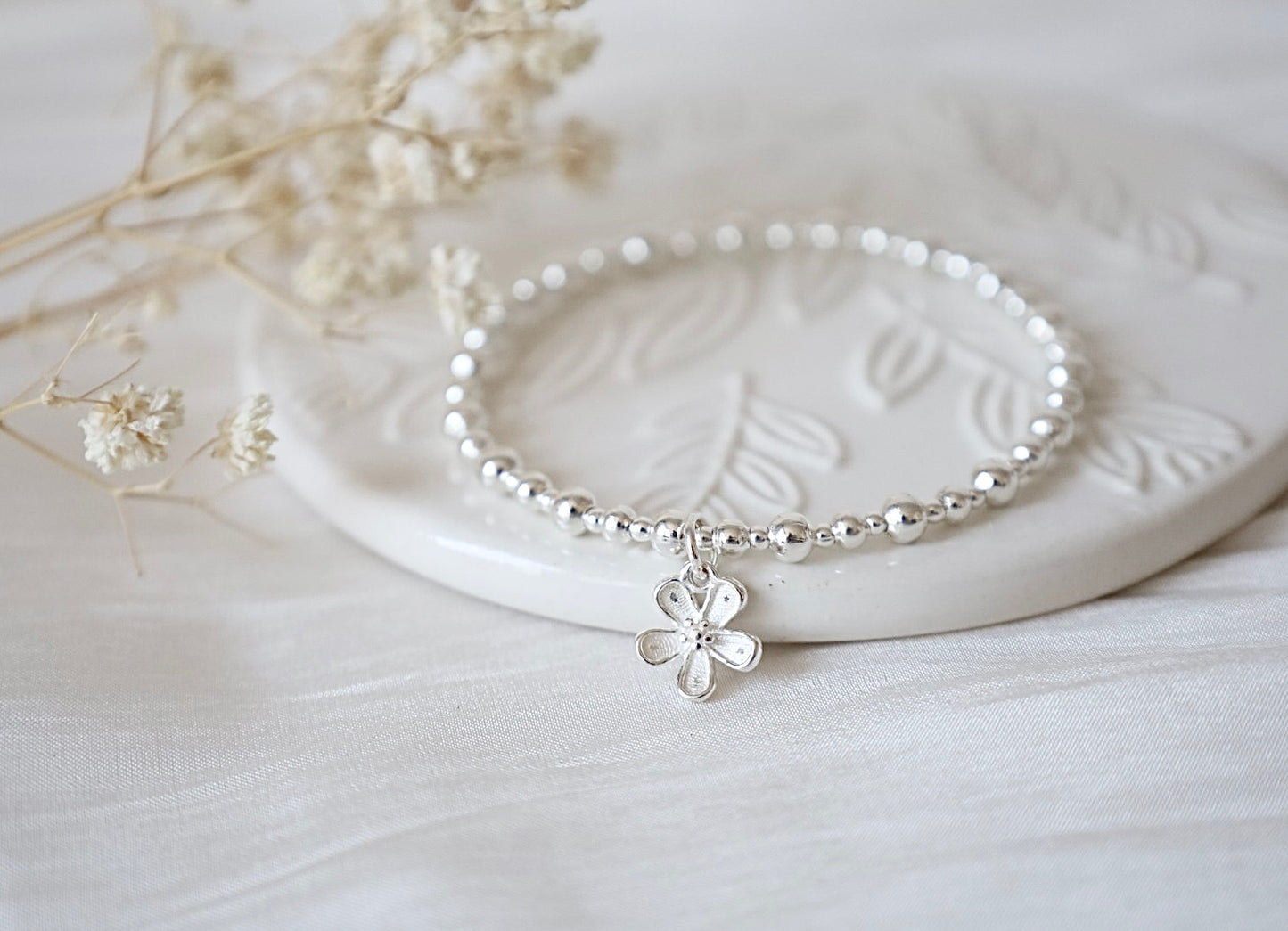 Flower Charm Bracelet