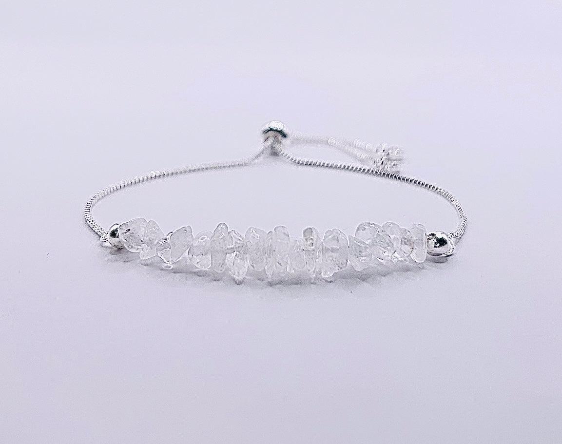 Clear Quartz Adjustable Bracelet