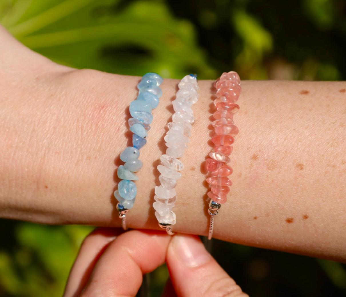Aquamarine Adjustable Bracelet
