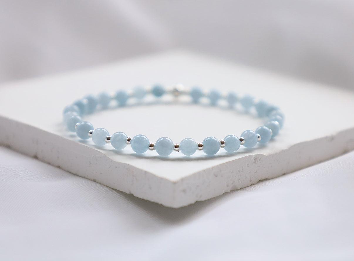 Aquamarine Bracelet | March Birthstone