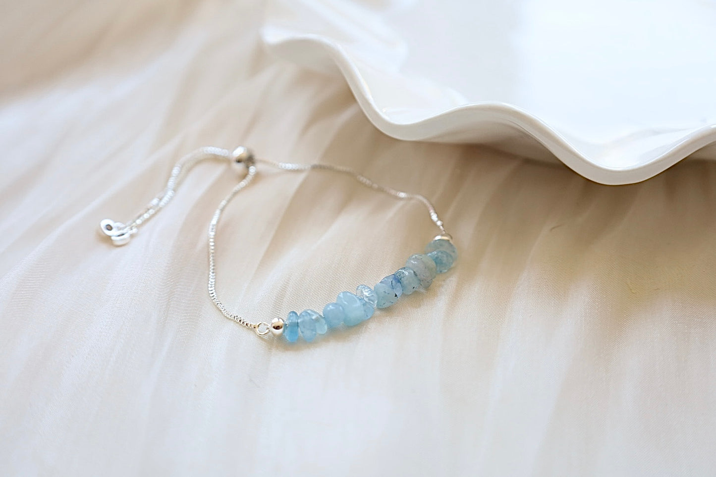 Aquamarine Adjustable Bracelet