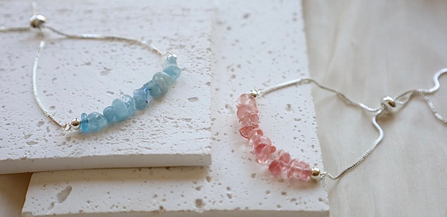 Aquamarine Adjustable Bracelet