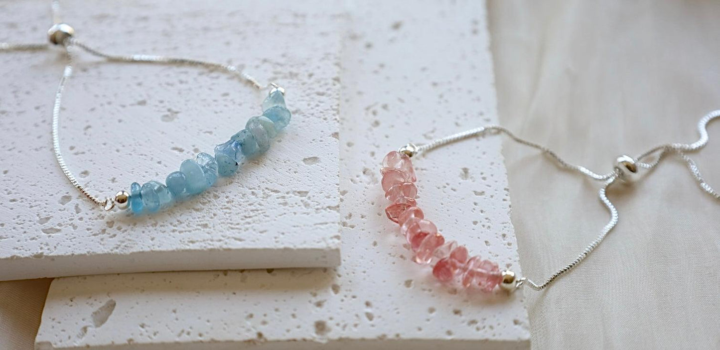 Aquamarine Adjustable Bracelet