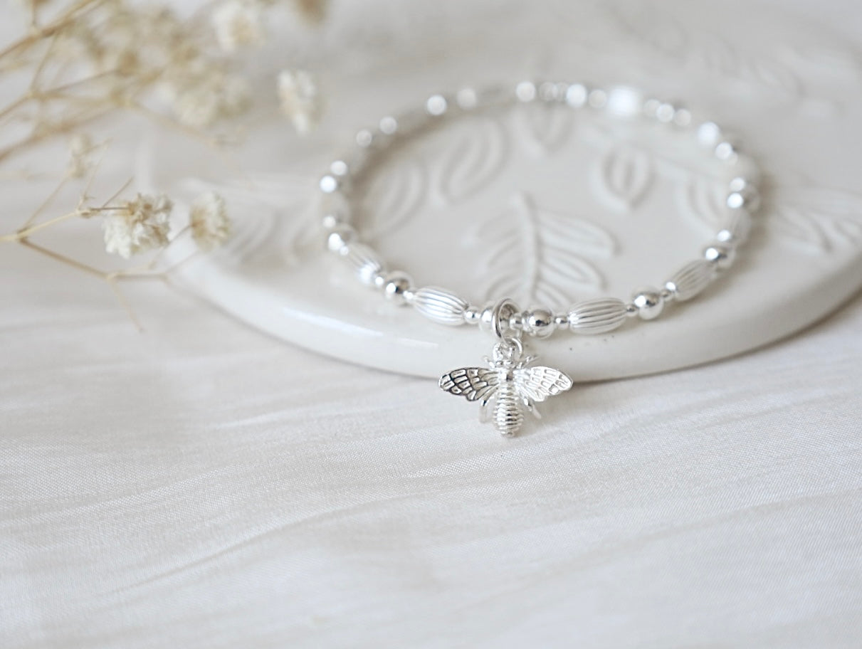 Queen Bee Charm Bracelet | 925 Sterling Silver
