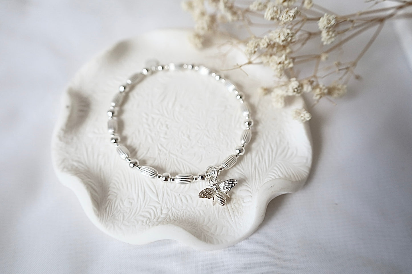 Queen Bee Charm Bracelet | 925 Sterling Silver