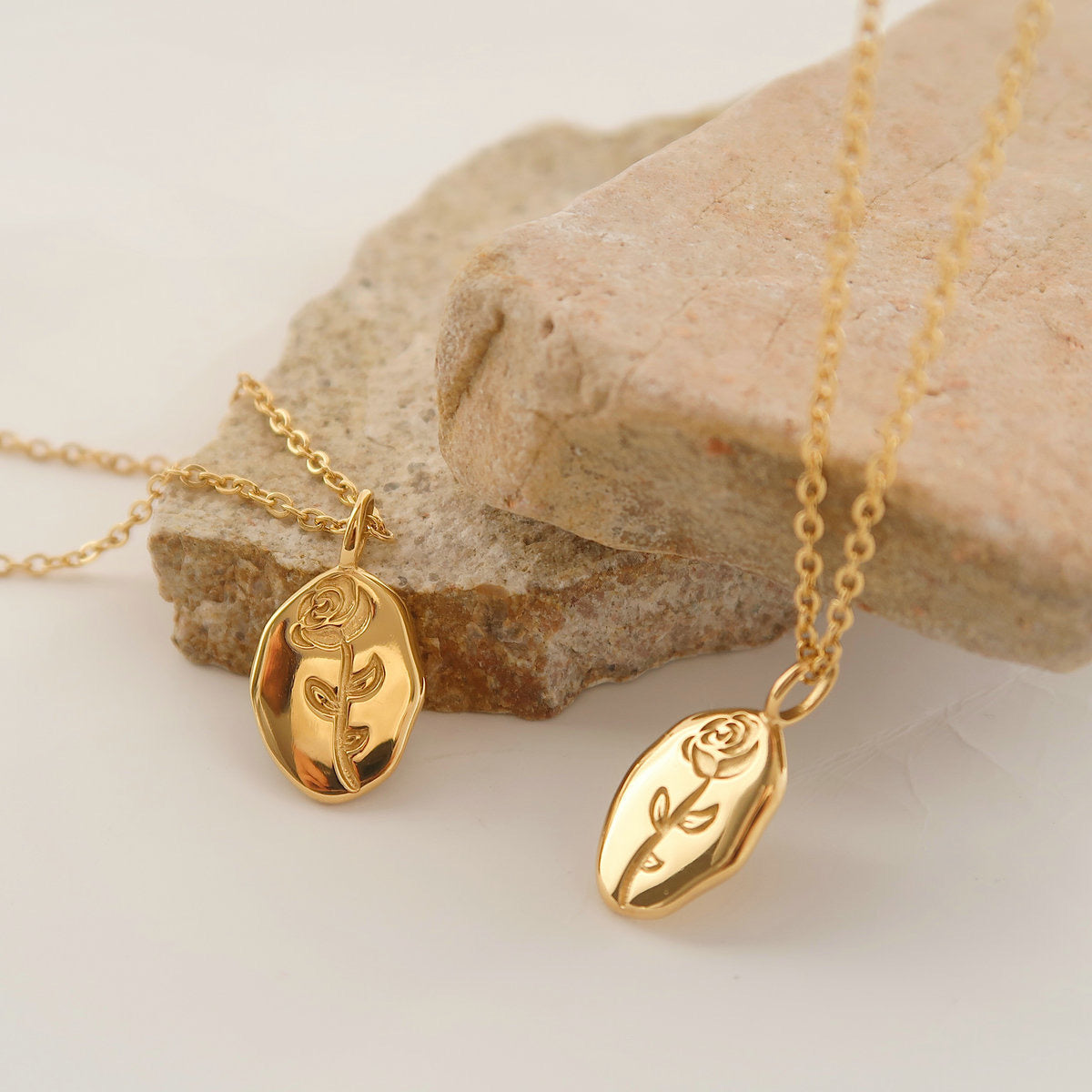 Gold ‘Forever Rose’ Necklace.