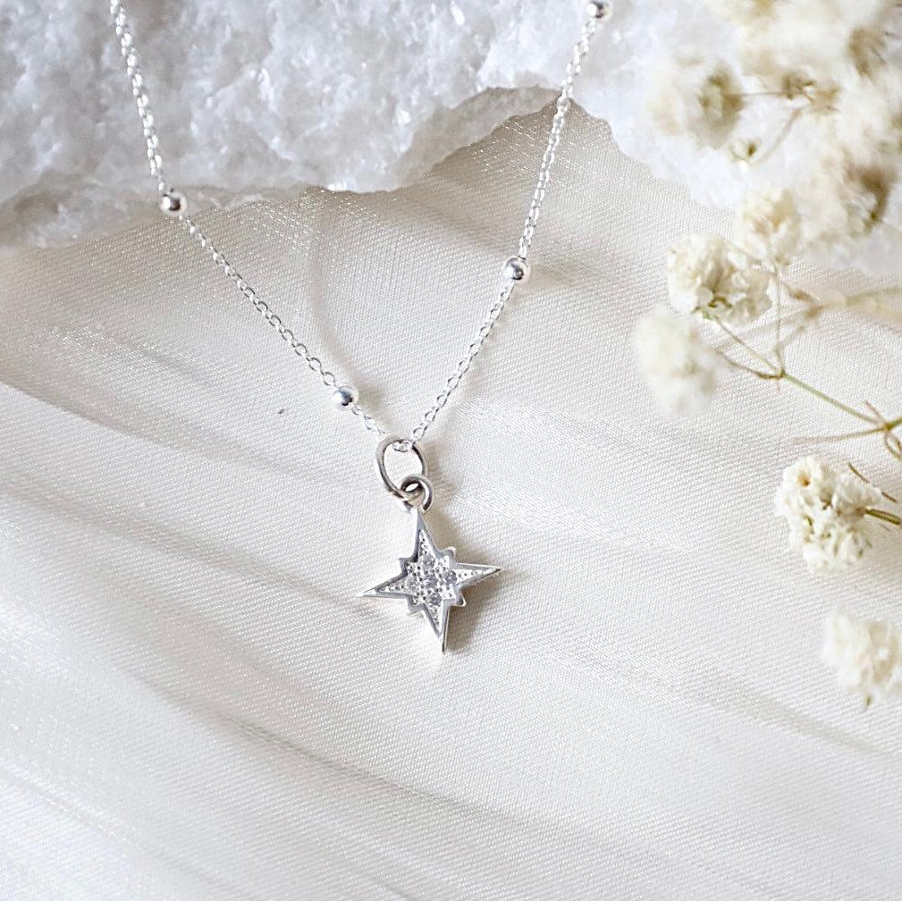 HOT 925 Sterling Sterling Silver North Star Pendant North Star 925