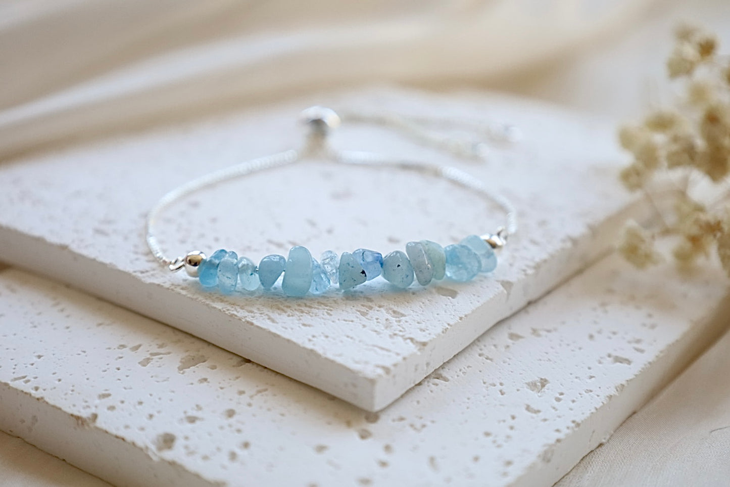 Aquamarine Adjustable Bracelet