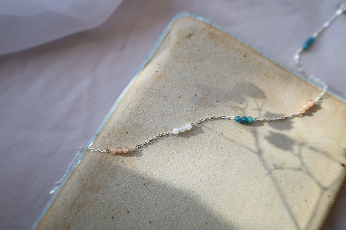 Celeste Gemstone Anklet