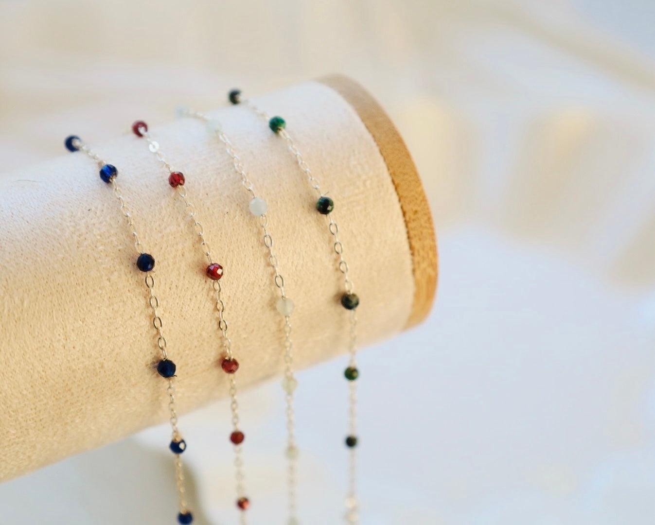 Emerald Bracelet. 925 Sterling Silver. May Birthstone