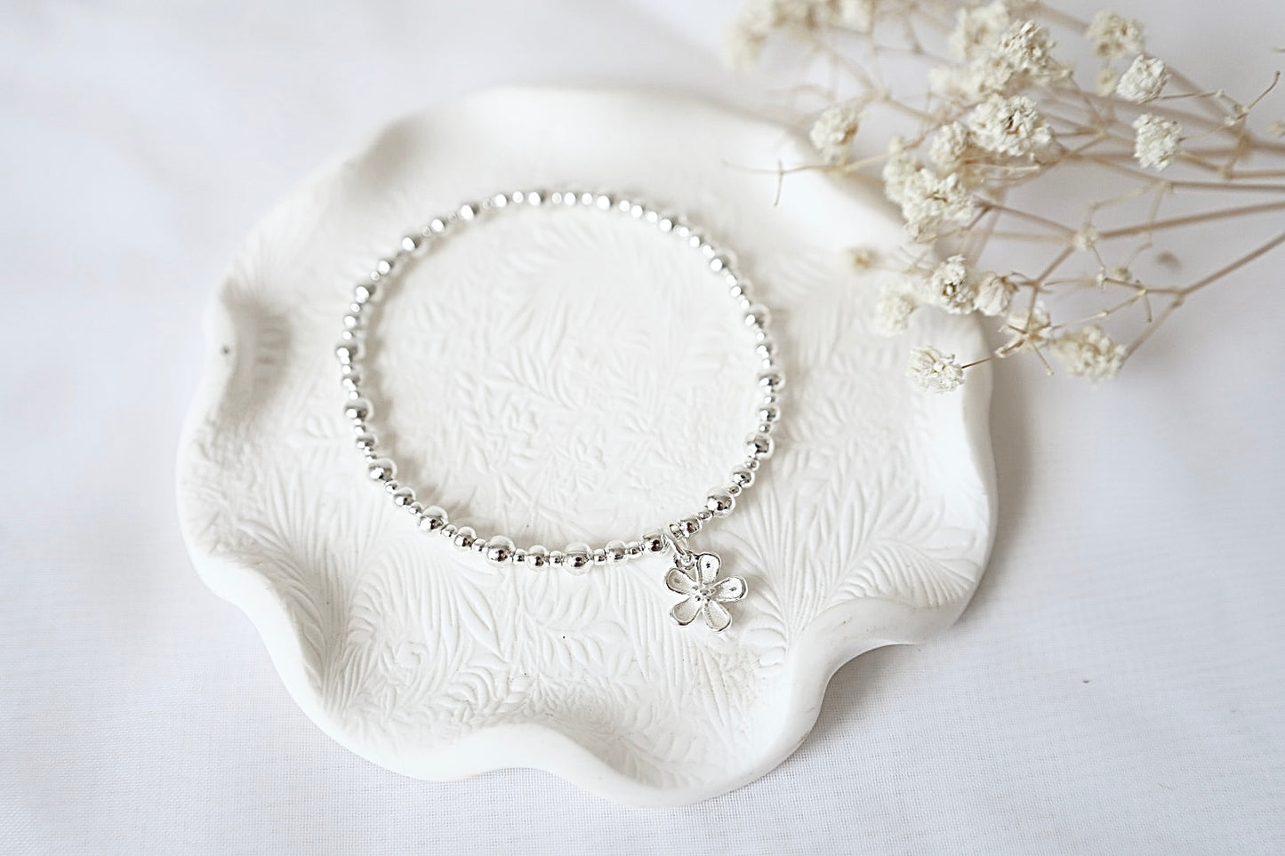 Flower Charm Bracelet