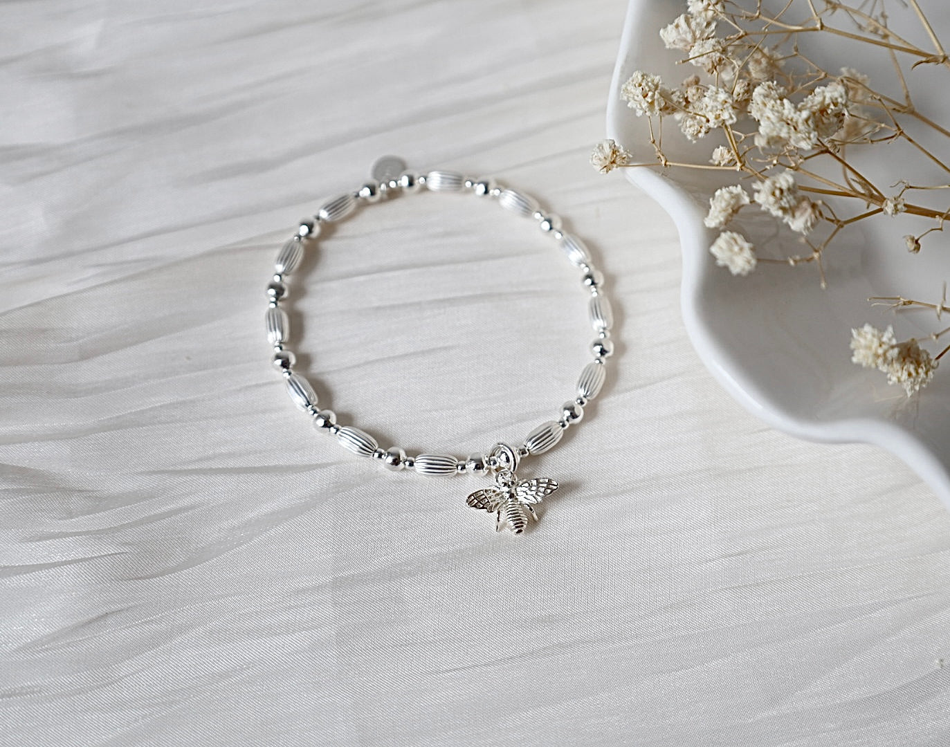Queen Bee Charm Bracelet | 925 Sterling Silver