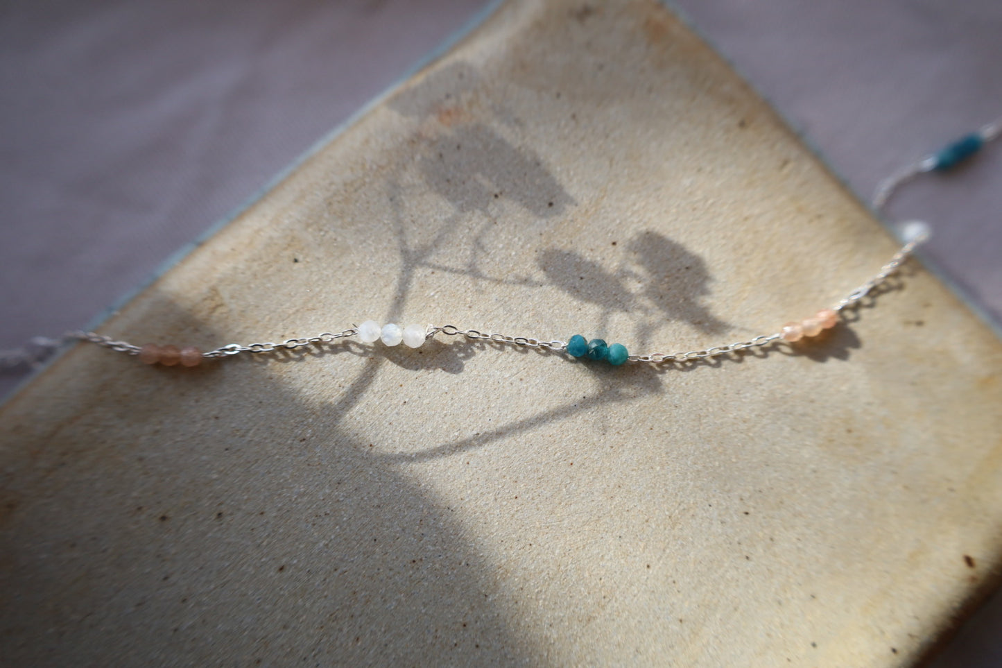 Celeste Gemstone Anklet