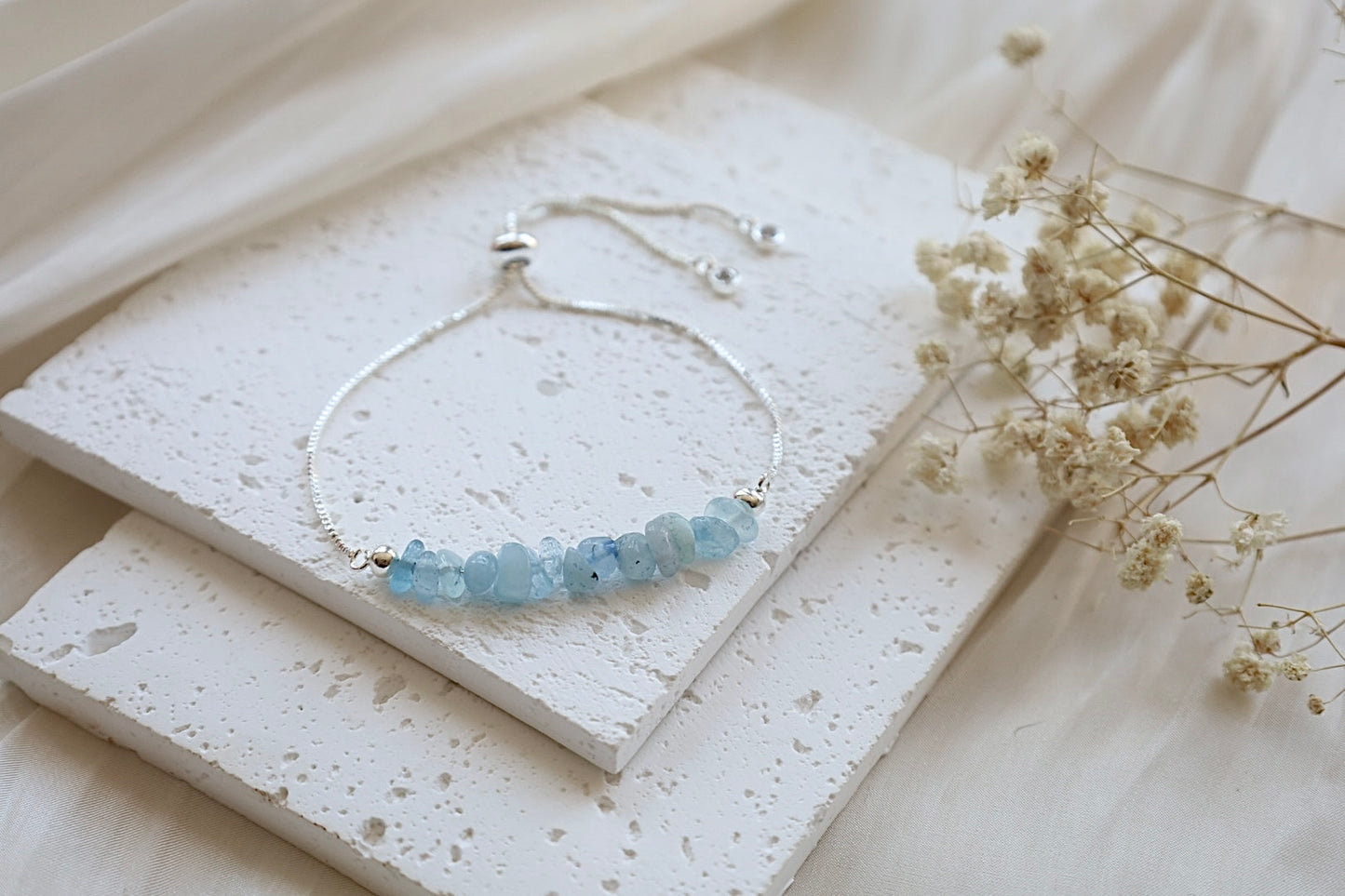 Aquamarine Adjustable Bracelet