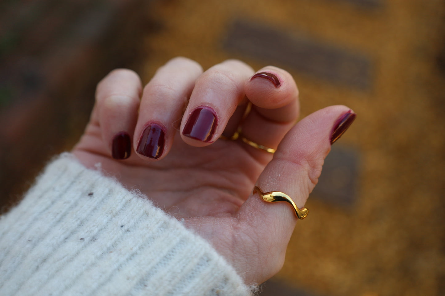 Vela Adjustable Ring - Gold