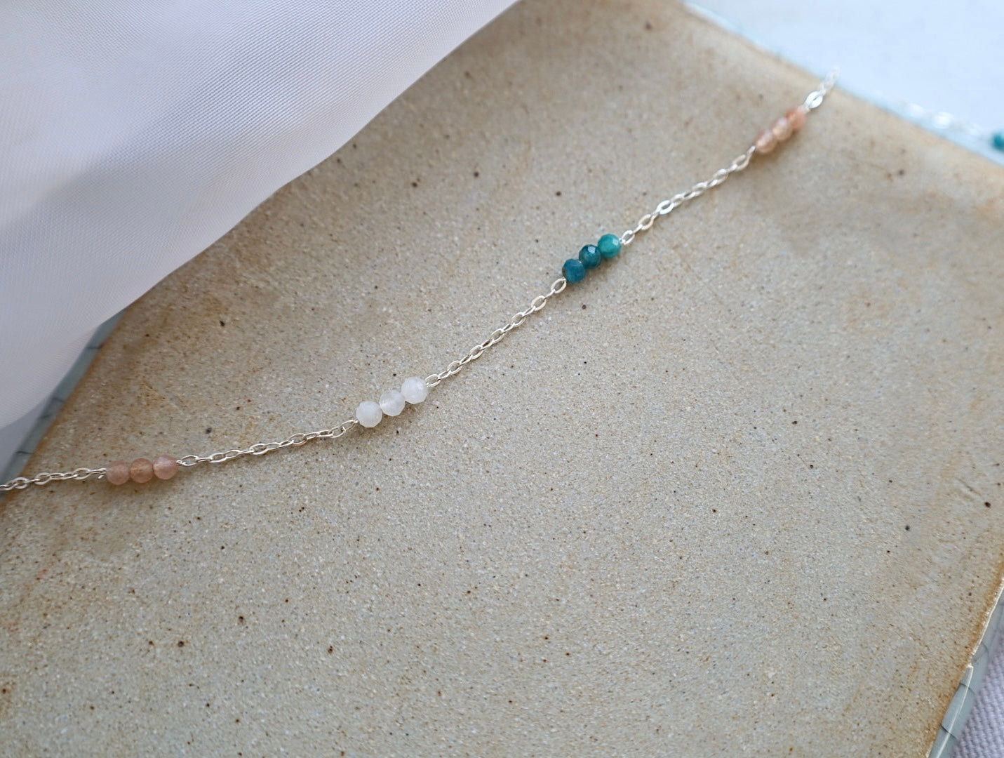 Celeste Gemstone Anklet
