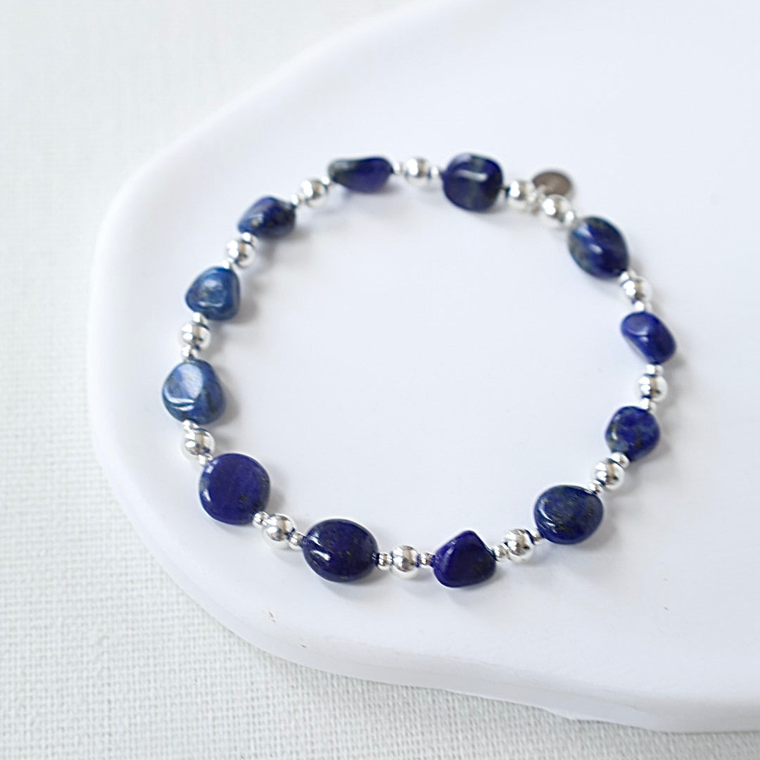 Lapis Lazuli Pebble Bracelet
