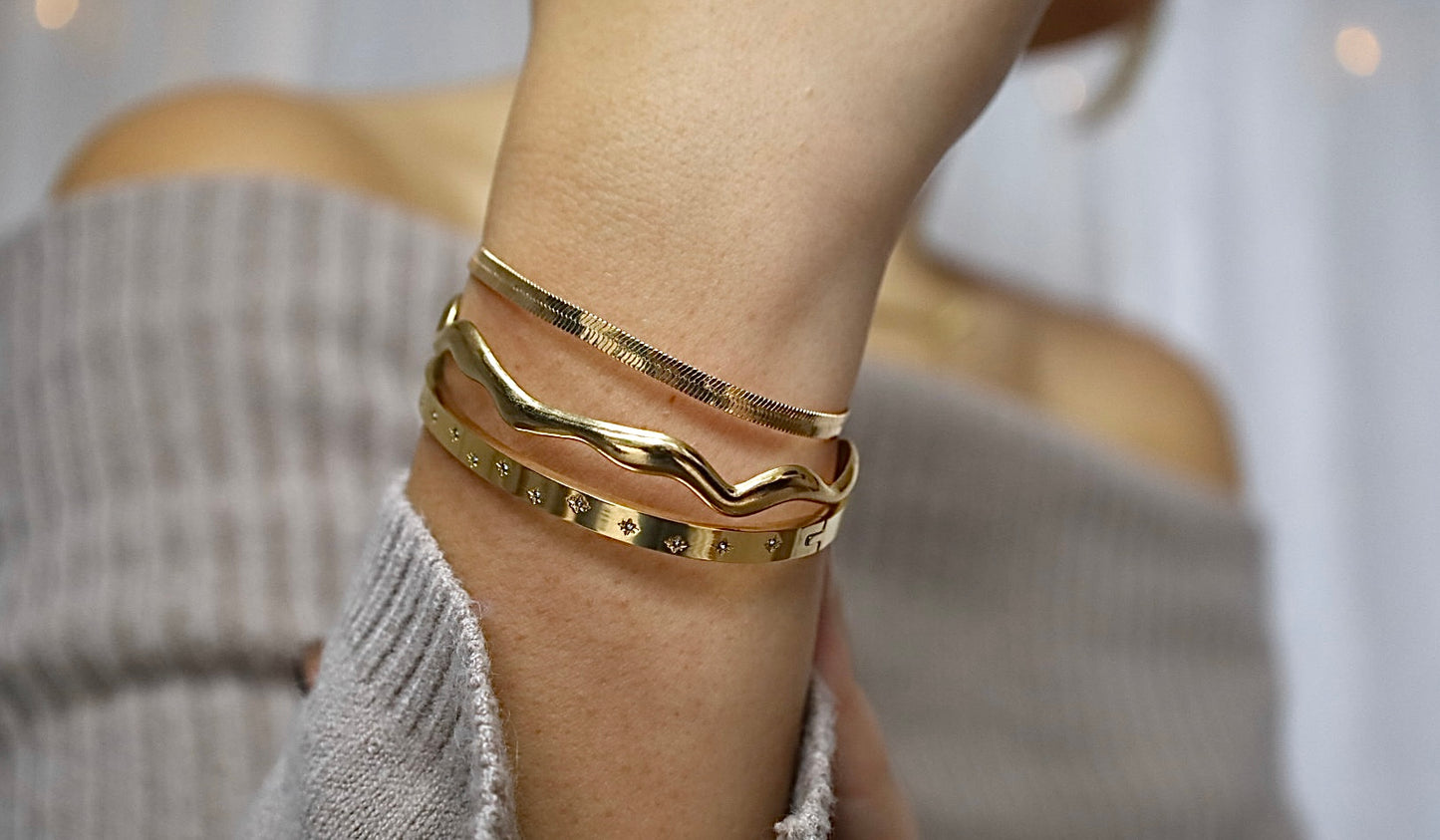 Cosmic Wave Bangle