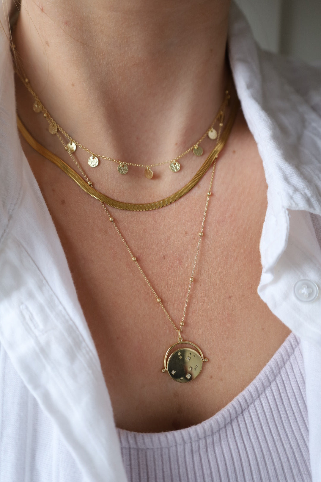 Celeste Spinner Necklace