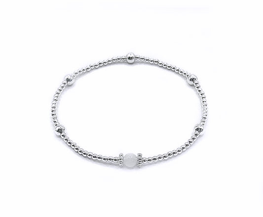 Touch of Moonstone Bracelet | 925 Sterling Silver