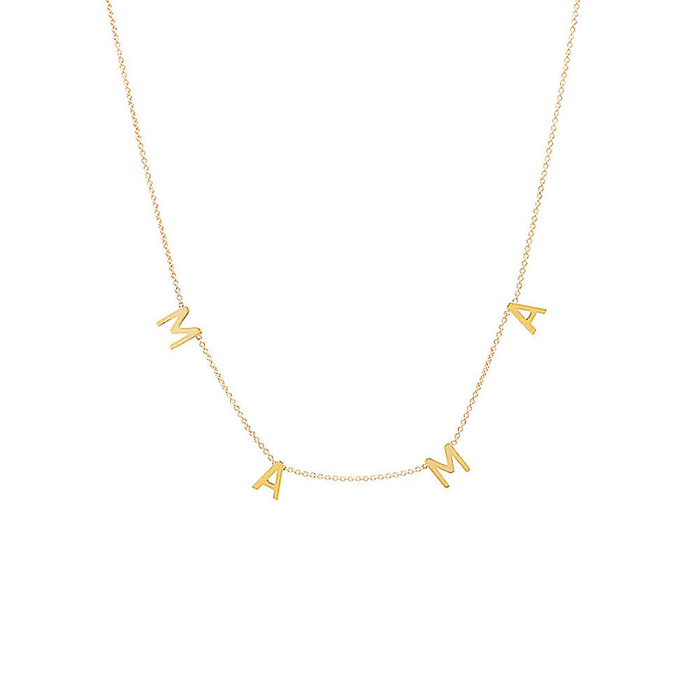 ‘Mama’ Necklace. 925 Sterling Silver