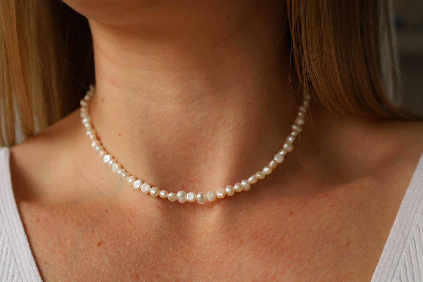 Irregular Freshwater Pearl Necklace