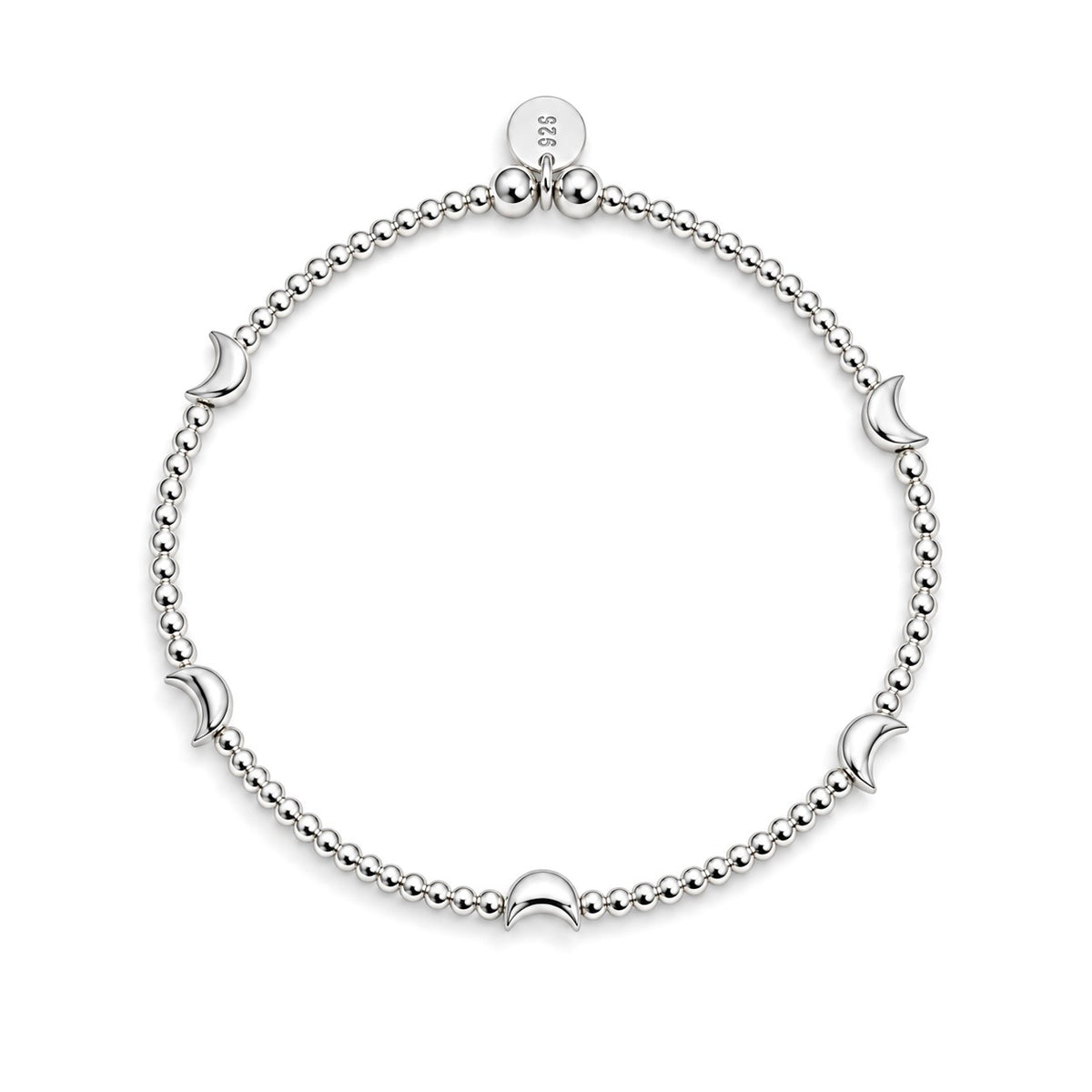 Multi Moon Bracelet | 925 Sterling Silver