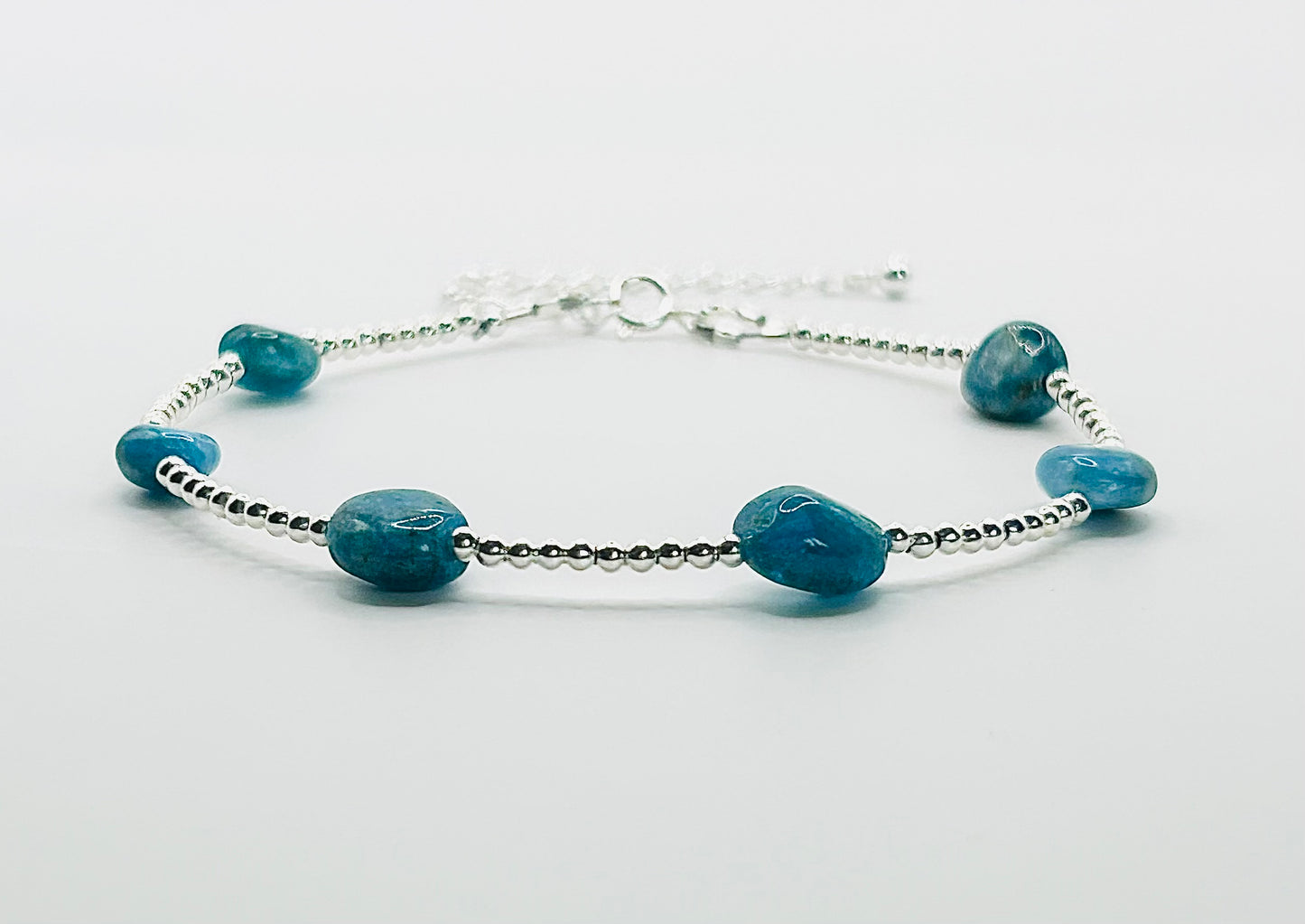 Apatite Pebble Bracelet