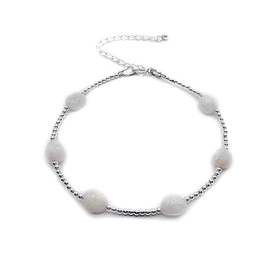 Moonstone Pebble Bracelet