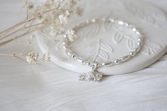 Family Elephant Charm Bracelet