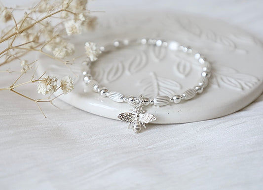 Queen Bee Charm Bracelet | 925 Sterling Silver