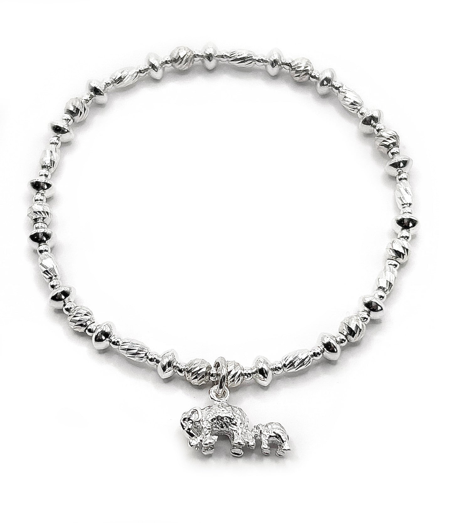 Family Elephant Charm Bracelet