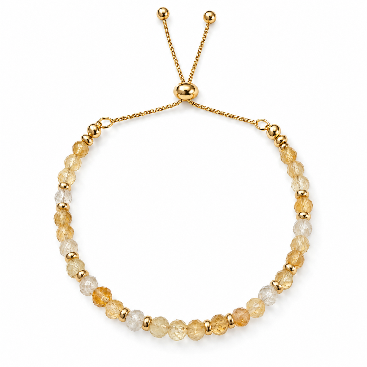 Citrine Adjustable Bracelet | November Birthstone