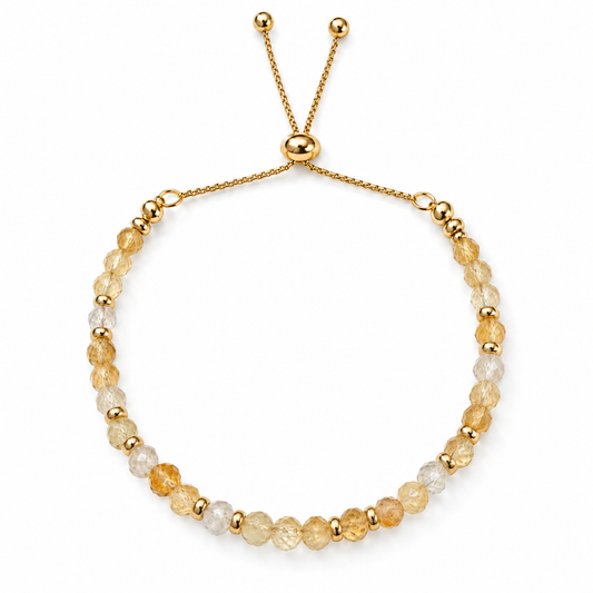 Citrine Adjustable Bracelet | November Birthstone