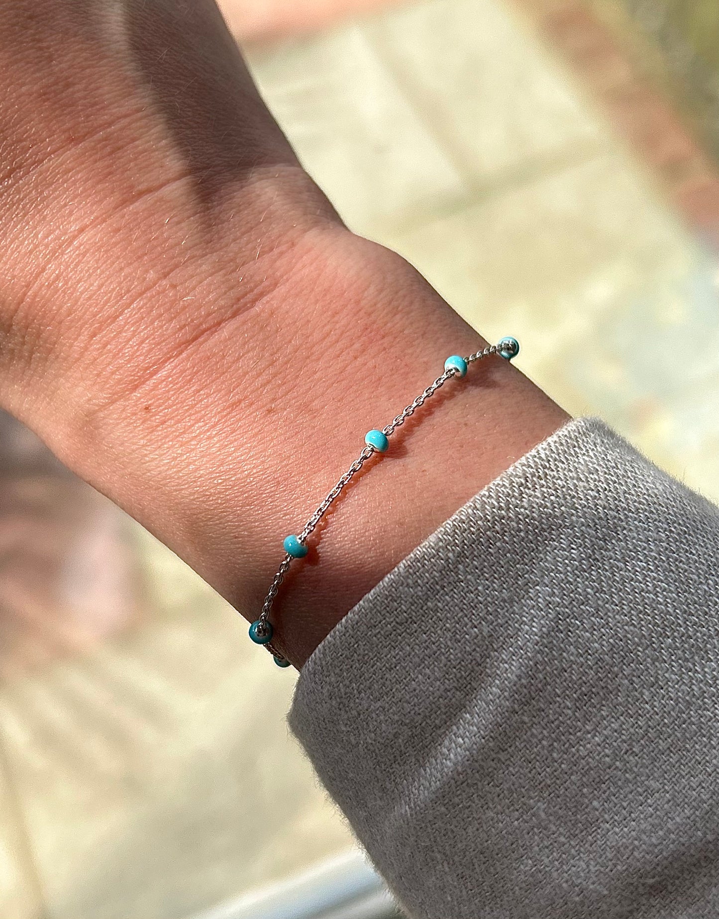 Turquoise Beaded Bracelet