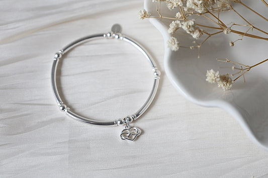 Infinity Heart Charm Bracelet