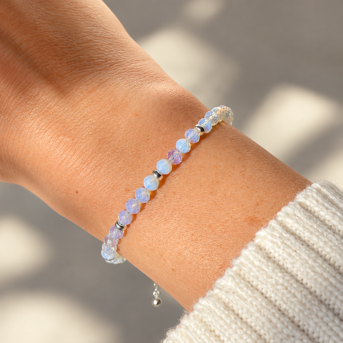 Opal Adjustable Bracelet | October Birthstone