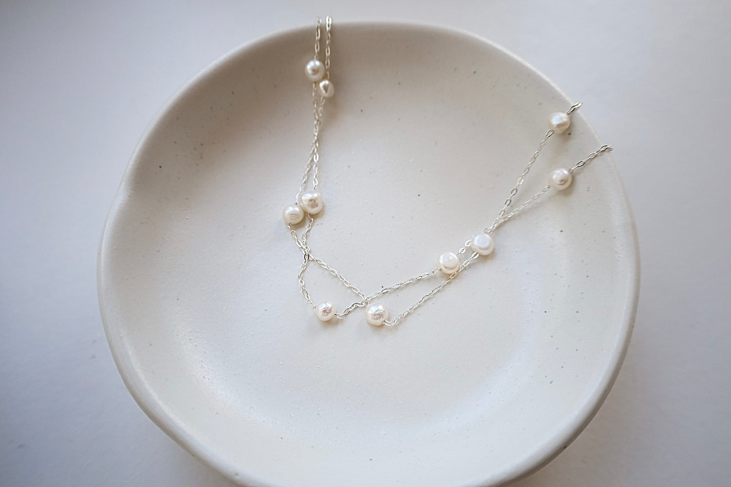 Double Freshwater Pearl Necklace