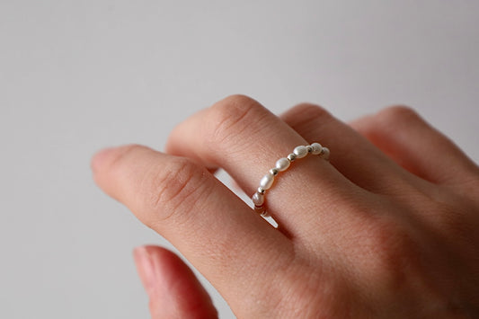 Freshwater Pearl Beaded Ring