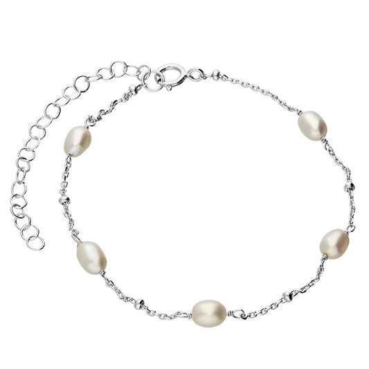 Dainty Pearl Satellite Bracelet