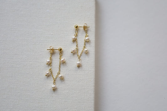 Pearl Droplets Earrings