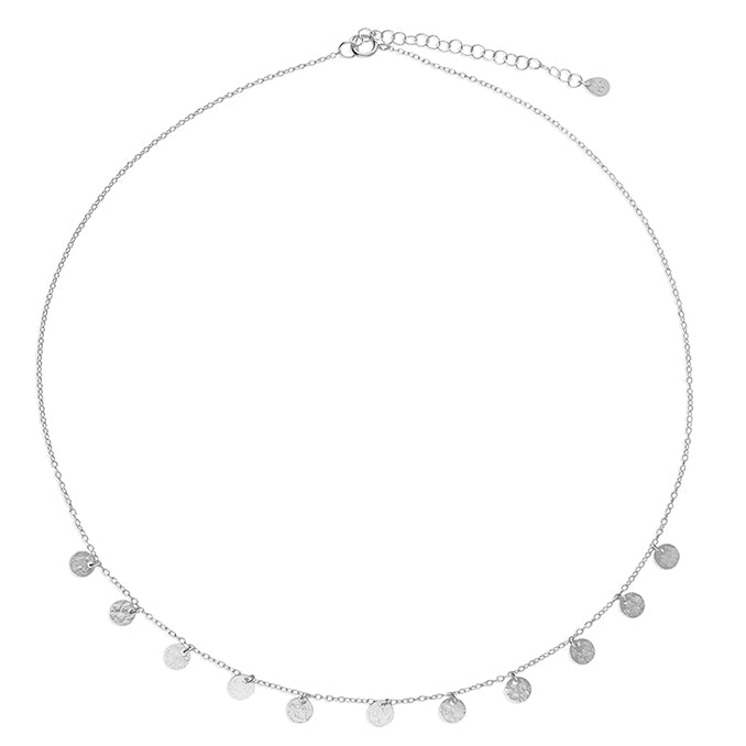 Reflection Disc Necklace- Gold or Sterling Silver