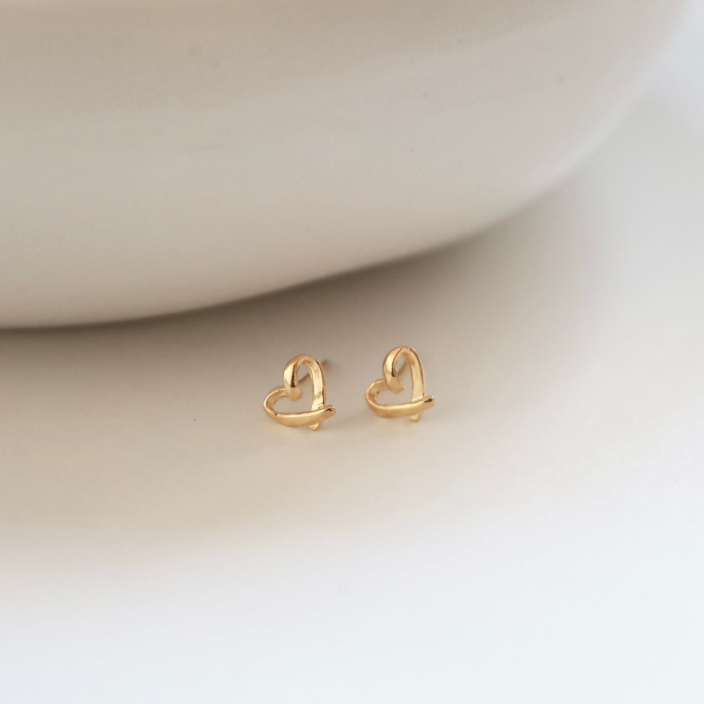 Heart Earrings Studs