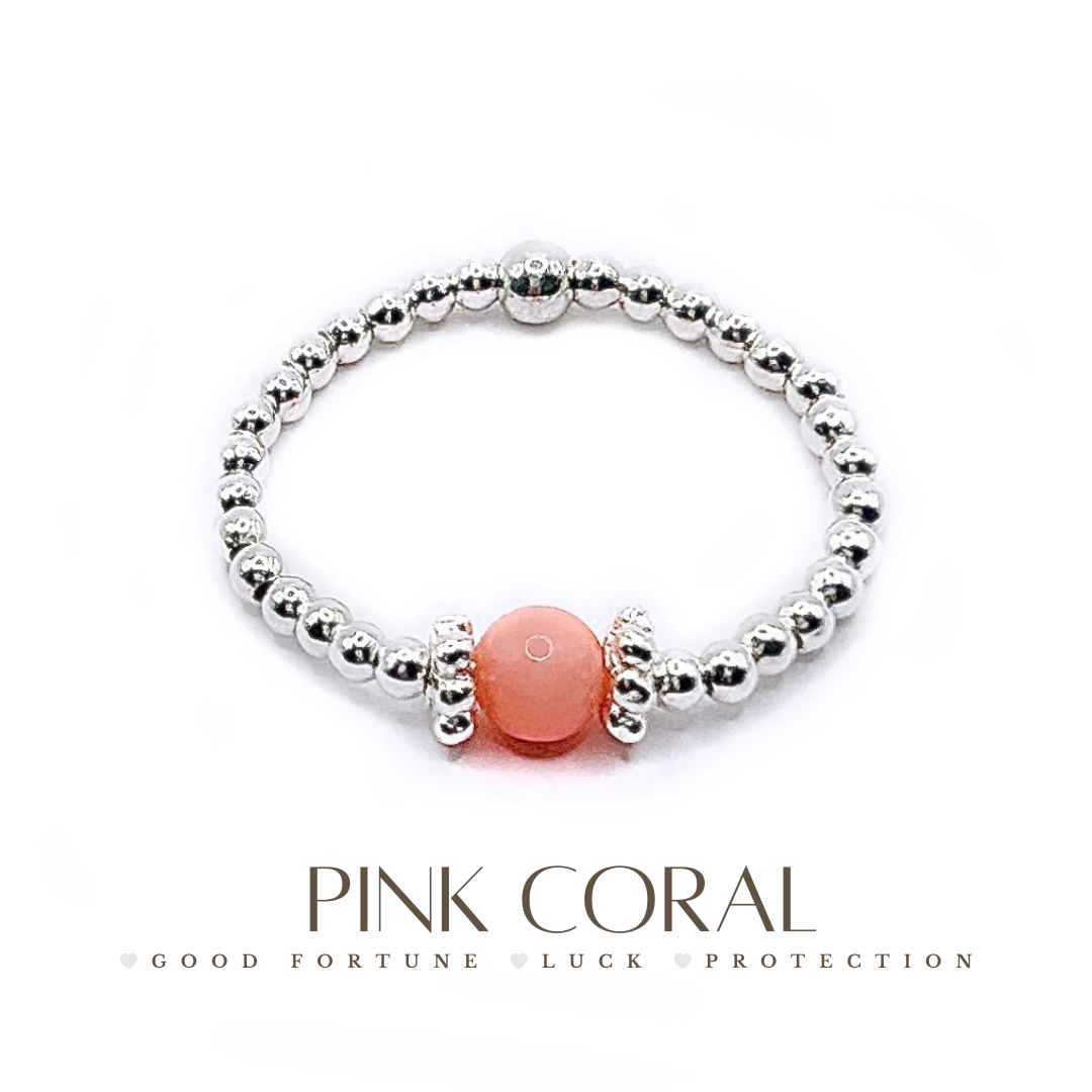 Pink Coral Ring